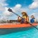 a couple of girls in a boat
