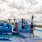 people playing in a pool
