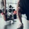 a man lifting weights