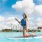 a person on a paddle board