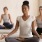 a group of women exercising